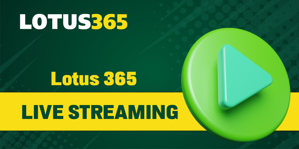 Live sports betting on Lotus 365 online bookmaker's website
